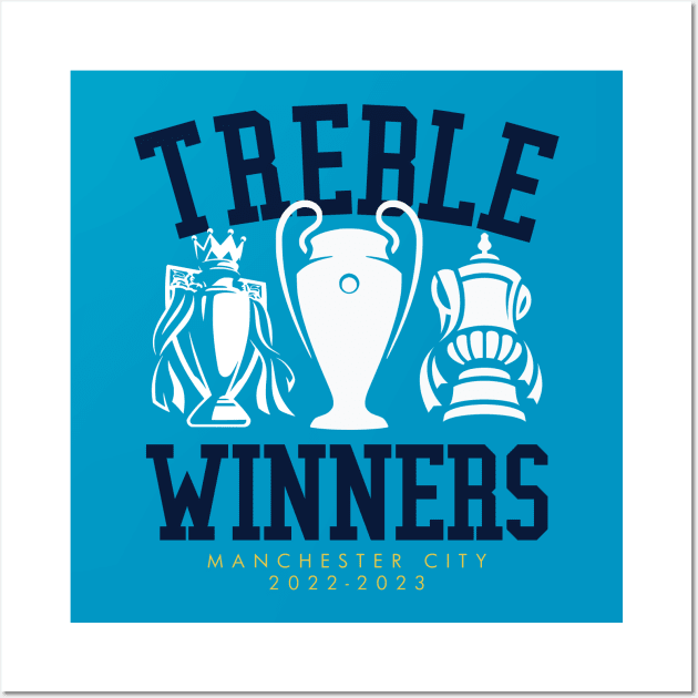 Treble Winners 2022 - 2023 Wall Art by Footie Prints